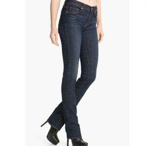 2/$30 NWT J Brand Cigarette Leg Mid Rise Pure Dark Wash Jeans Size 24 #1920